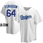 Caleb Ferguson Youth Los Angeles Dodgers White Replica Home Jersey