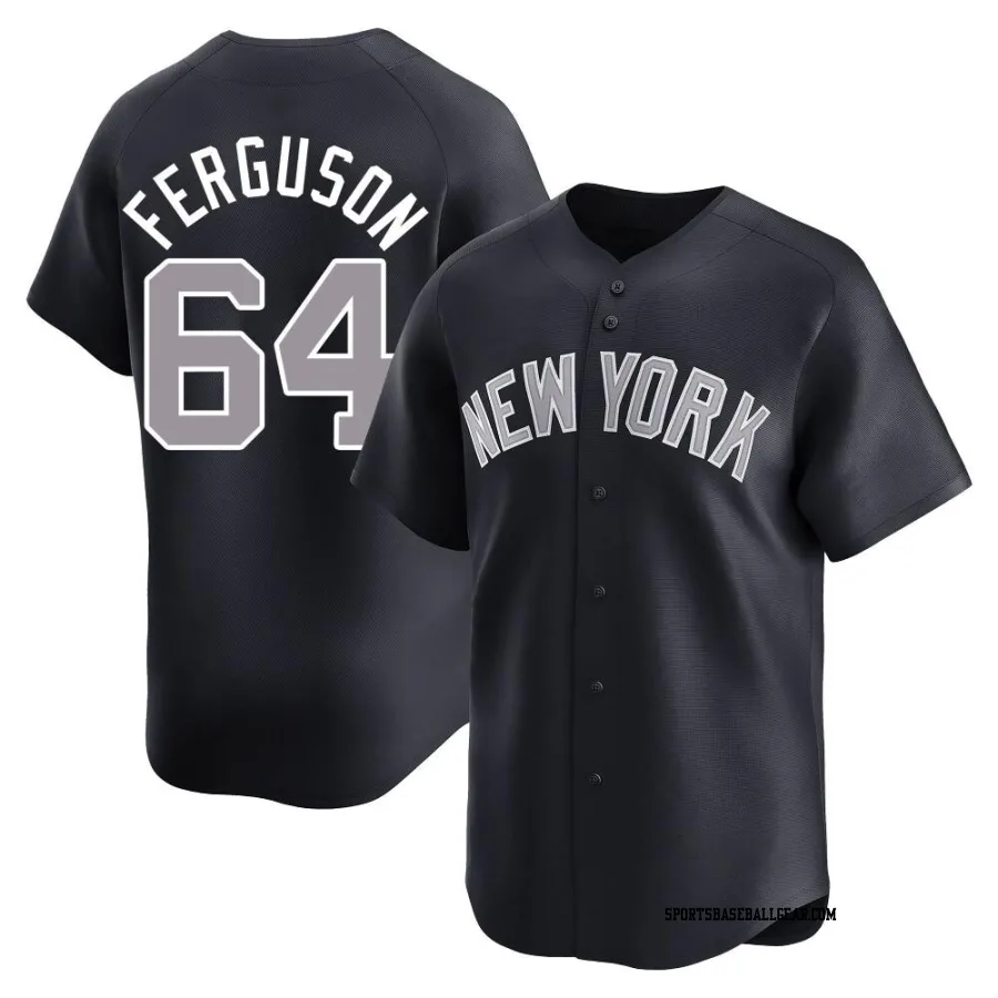 Caleb Ferguson Youth New York Yankees Navy Limited Alternate Jersey