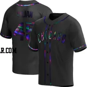 Caleb Kilian Men's Chicago Cubs Black Holographic Replica Alternate Jersey