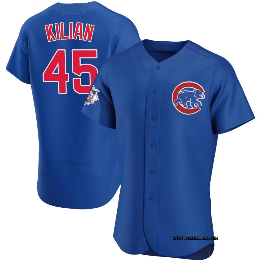 Caleb Kilian Men's Chicago Cubs Royal Authentic Alternate Jersey