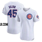 Caleb Kilian Men's Chicago Cubs White Elite Home Jersey