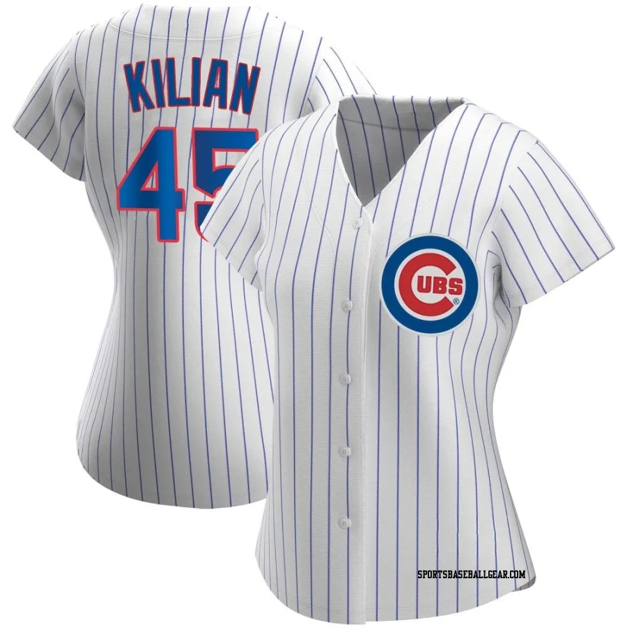 Caleb Kilian Women's Chicago Cubs White Replica Home Jersey