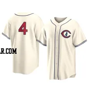 Caleb Knight Men's Chicago Cubs Cream Replica 2022 Field Of Dreams Jersey