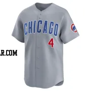 Caleb Knight Men's Chicago Cubs Gray Limited Road Jersey