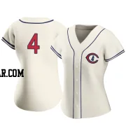 Caleb Knight Women's Chicago Cubs Cream Authentic 2022 Field Of Dreams Jersey