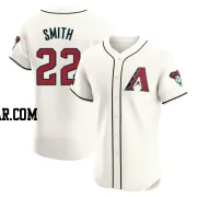 Caleb Smith Men's Arizona Diamondbacks Cream Elite Home Patch Jersey