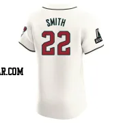 Caleb Smith Men's Arizona Diamondbacks Cream Elite Home Patch Jersey