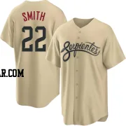 Caleb Smith Men's Arizona Diamondbacks Gold Replica 2021 City Connect Cool Base Jersey