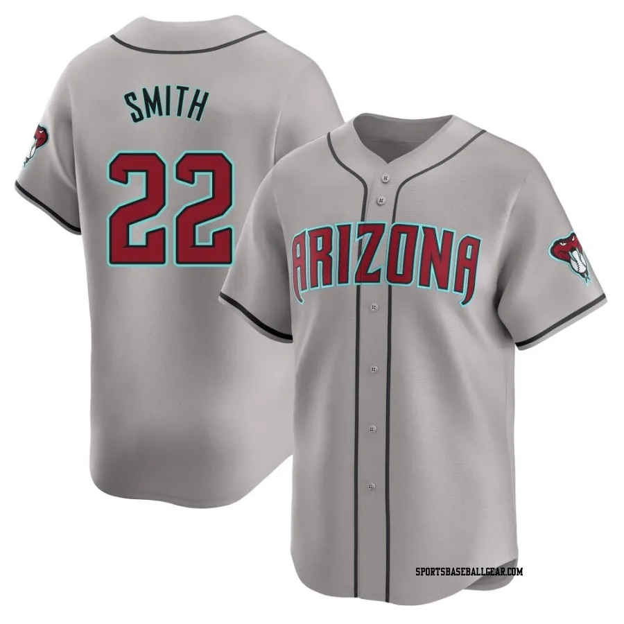 Caleb Smith Men's Arizona Diamondbacks Gray Limited Away Jersey