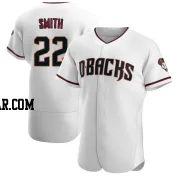 Caleb Smith Men's Arizona Diamondbacks White/Crimson Authentic Home Jersey