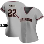 Caleb Smith Women's Arizona Diamondbacks Gray Authentic Road Jersey