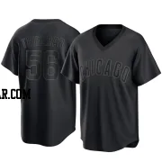 Caleb Thielbar Men's Chicago Cubs Black Replica Pitch Fashion Jersey