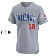 Caleb Thielbar Men's Chicago Cubs Gray Elite Road Jersey