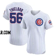 Caleb Thielbar Men's Chicago Cubs White Elite Home Jersey