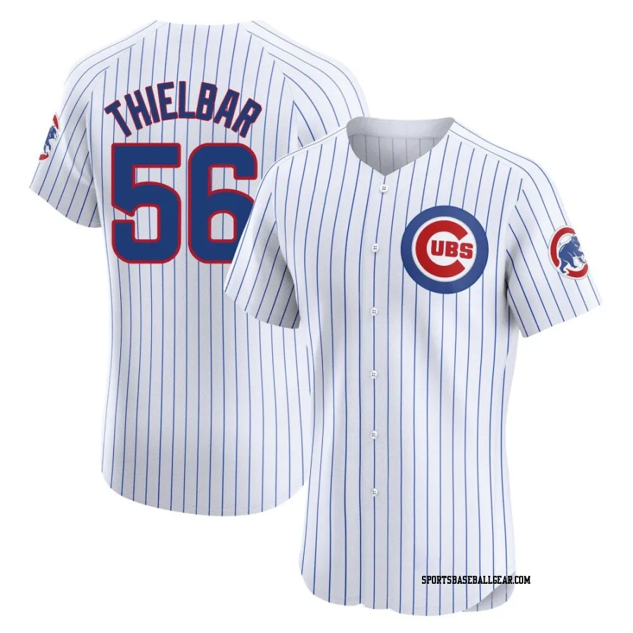 Caleb Thielbar Men's Chicago Cubs White Elite Home Jersey