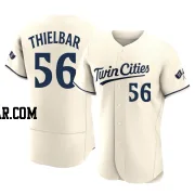 Caleb Thielbar Men's Minnesota Twins Cream Authentic Alternate 2023 Jersey