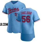 Caleb Thielbar Men's Minnesota Twins Light Blue Authentic Alternate Jersey