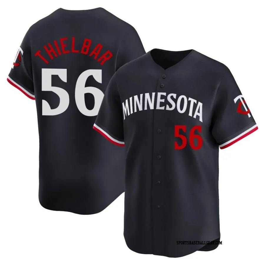 Caleb Thielbar Men's Minnesota Twins Navy Limited Alternate Jersey