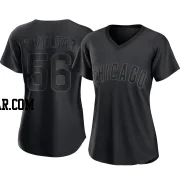 Caleb Thielbar Women's Chicago Cubs Black Authentic Pitch Fashion Jersey