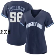 Caleb Thielbar Women's Chicago Cubs Navy Authentic 2021 City Connect Jersey