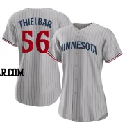 Caleb Thielbar Women's Minnesota Twins Gray Authentic Road Jersey