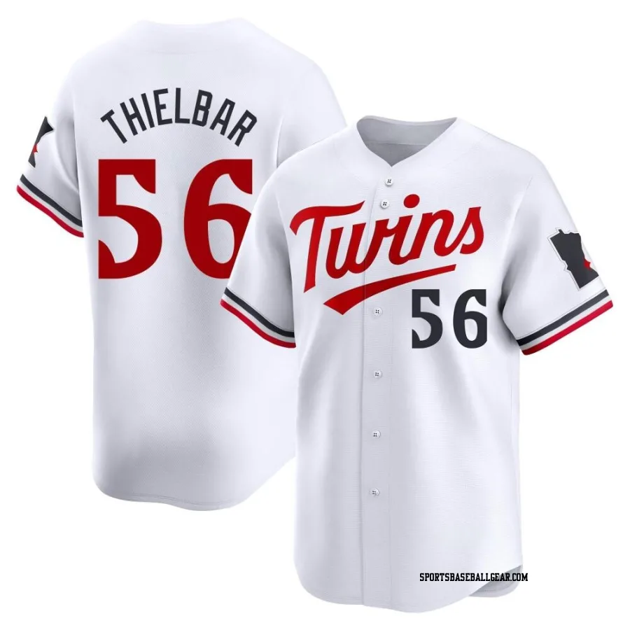 Caleb Thielbar Youth Minnesota Twins White Limited Home Jersey