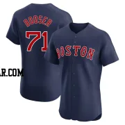 Cam Booser Men's Boston Red Sox Navy Elite Alternate Jersey