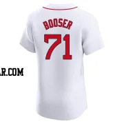 Cam Booser Men's Boston Red Sox White Elite Home Jersey