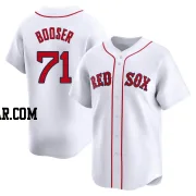 Cam Booser Men's Boston Red Sox White Limited Home Jersey