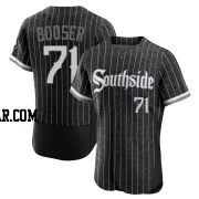 Cam Booser Men's Chicago White Sox Black Authentic 2021 City Connect Jersey