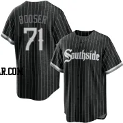 Cam Booser Men's Chicago White Sox Black Replica 2021 City Connect Jersey