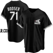 Cam Booser Men's Chicago White Sox Black Replica Spring Training Jersey