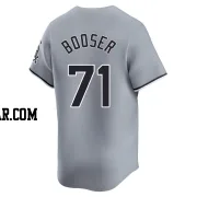 Cam Booser Men's Chicago White Sox Gray Limited Road Jersey