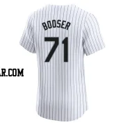 Cam Booser Men's Chicago White Sox White Elite Home Jersey