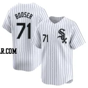 Cam Booser Men's Chicago White Sox White Limited Home Jersey