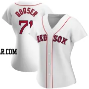 Cam Booser Women's Boston Red Sox White Authentic Home Jersey