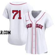 Cam Booser Women's Boston Red Sox White Limited 2nd Home Jersey