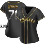 Cam Booser Women's Chicago White Sox Black Golden Replica Alternate Jersey