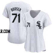 Cam Booser Women's Chicago White Sox White Limited Home Jersey