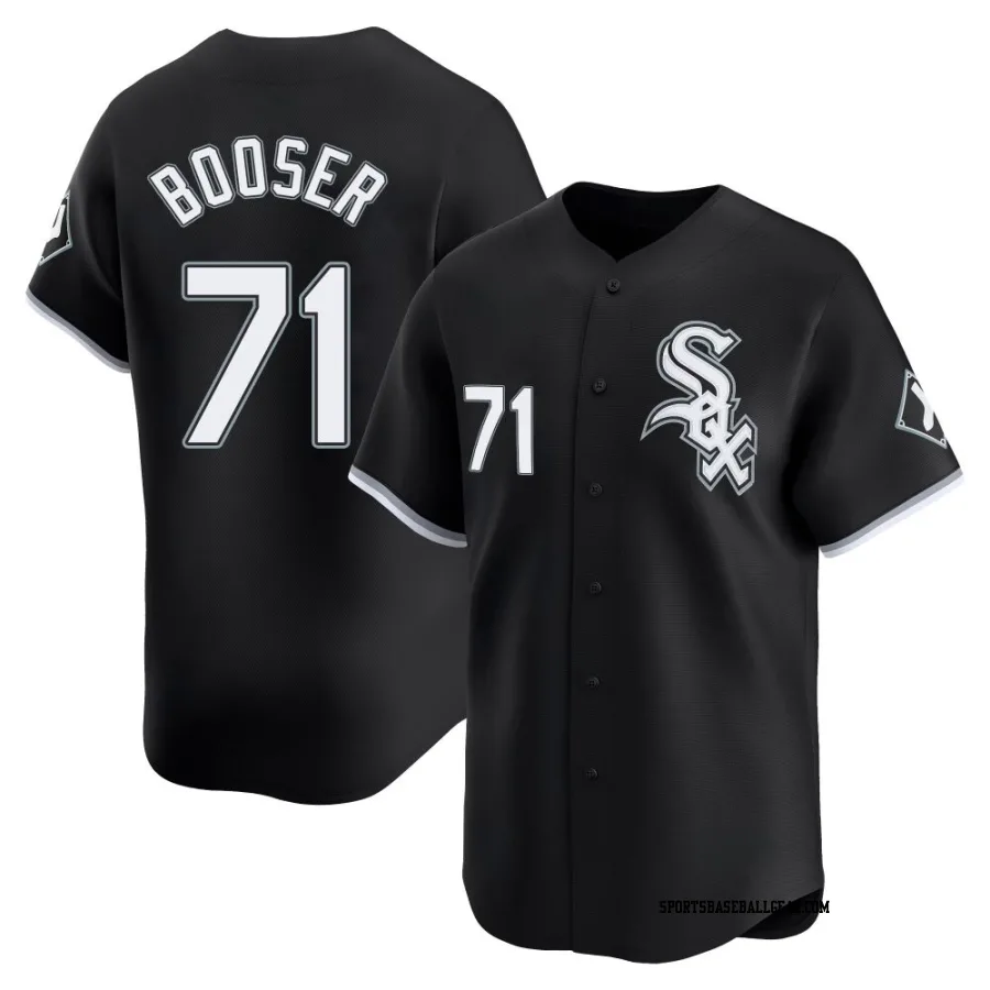 Cam Booser Youth Chicago White Sox Black Limited Alternate Jersey