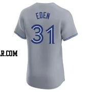 Cam Eden Men's Toronto Blue Jays Gray Elite Road Jersey