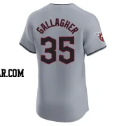 Cam Gallagher Men's Cleveland Guardians Gray Elite Road Jersey