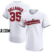 Cam Gallagher Men's Cleveland Guardians White Elite Home Jersey