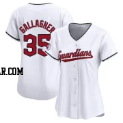 Cam Gallagher Women's Cleveland Guardians White Limited Home Jersey