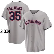 Cam Gallagher Youth Cleveland Guardians Gray Replica Road Jersey