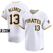 Cameron Alldred Youth Pittsburgh Pirates White Limited Home Jersey