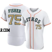 Cameron Fisher Men's Houston Astros Gold Authentic White 2023 Collection Jersey