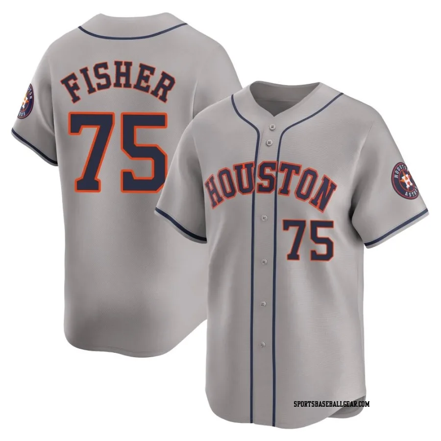 Cameron Fisher Men's Houston Astros Gray Limited Away Jersey