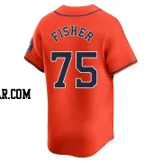 Cameron Fisher Men's Houston Astros Orange Limited Alternate Jersey