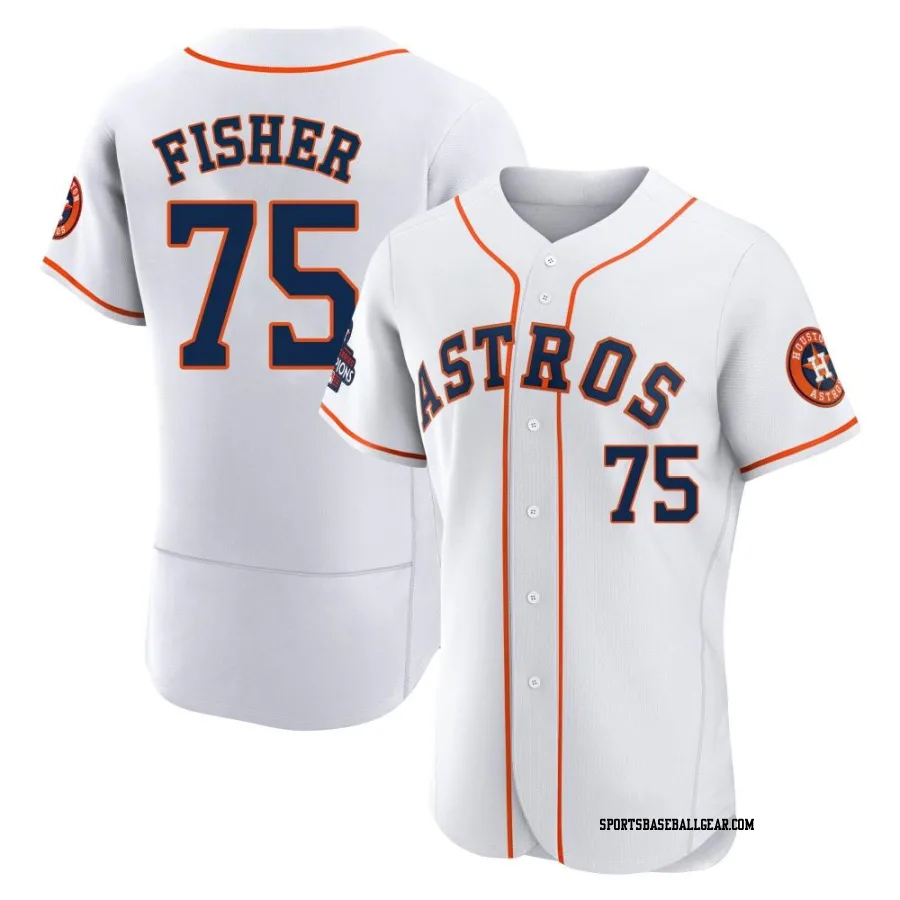 Cameron Fisher Men's Houston Astros White Authentic 2022 World Series Champions Home Jersey